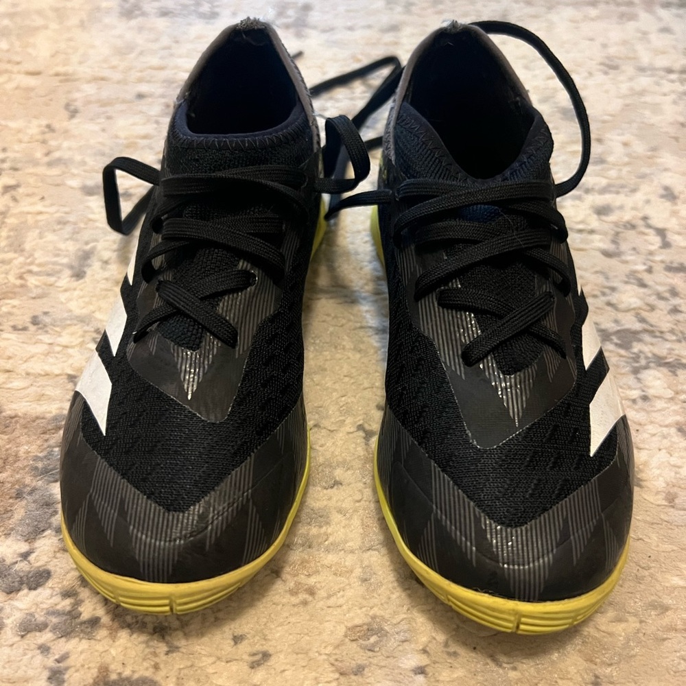 adidas Kids Black and Yellow Sneakers